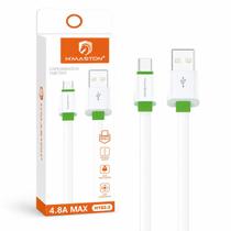 Cabo H1023 USB para TipoC 4.8A 1 Metro Branco Cabo H1023 USB para TipoC 4.8A 1 Metro Branco