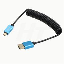 Cabo HangTon Micro HDMI para HDMI 2.1 Retrátil 30 cm 8K 4K Cabo HangTon Micro HDMI para HDMI 2.1 Retrátil 30 cm 8K 4K