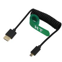 Cabo HangtOn Micro HDMI para HDMI 8K 4K 60p 30cm enrolado