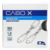 Cabo HDMI 1.4 3D com Malha e Filtro - Central cabos