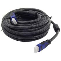 Cabo Hdmi 1.4 3D Full Hd 1080p Com Filtro Tv Lcd Led 10 Mts
