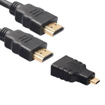 Cabo HDMI 1.4 com 1 Adaptador Micro HDMI 1,50 Metros - SOLUCAO