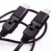 Cabo HDMI 1.4 Com Conectores Retráteis Suporte à Imagem 3D e Áudio 7.1 - 1.5 Mts