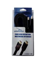 Cabo HDMI 1.5 Metros em Malha 2.0 HD 4K GRASEP - D-4K02 1.5M Cabo HDMI 1.5 Metros em Malha 2.0 HD 4K GRASEP - D-4K02 1.5M