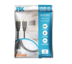 Cabo hdmi 1 metros 2.0 4k 19 pinos 3d chip sce polibeg Cabo hdmi 1 metros 2.0 4k 19 pinos 3d chip sce polibeg