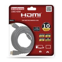 CABO HDMI 10 Metros 2.0 4K 3D 1080P HDMI-5010 Brasforma