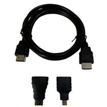 Cabo Hdmi 1080p 3d 3x1 1.5m Com Adaptador Micro E Mini Hdmi Cabo Hdmi 1080p 3d 3x1 1.5m Com Adaptador Micro E Mini Hdmi