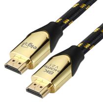 Cabo HDMI 144hz 180hz 8k 2.1 com 2m Reforçado - ELG