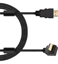 Cabo Hdmi 1,5 Metros 90 Graus Para Video Game Console Na Tv