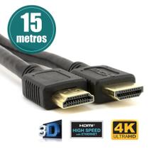 Cabo Hdmi 15 Metros Full HD 3D 4K Versão 1.4 Cabo Hdmi 15 Metros Full HD 3D 4K Versão 1.4