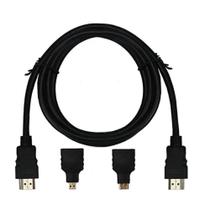 Cabo Hdmi 1,8M 4 Em 1 HDTV Mini HDMI Micro HDMI Xtrad XT2063