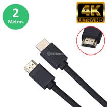 Cabo Hdmi 2.0 19 Pinos 2 Mts 4k Ultra Hd 3d Para DVR Monitor Projetor PC MHD4022