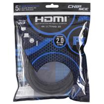 Cabo HDMI 2.0 19 Pinos 4K 3D - Chip sce Cabo HDMI 2.0 19 Pinos 4K 3D - Chip sce