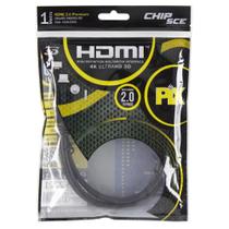 Cabo HDMI 2.0 19 Pinos 4K 3D - Chip sce Cabo HDMI 2.0 19 Pinos 4K 3D - Chip sce