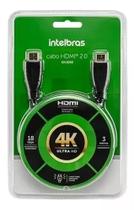 Cabo Hdmi 2.0 3,0m Intelbras 4k Ch2030