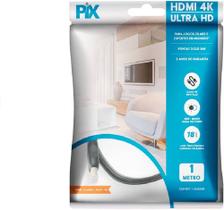 Cabo HDMI 2.0 4K 19 Pinos 1 Metro - PIX