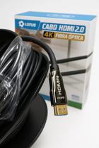 Cabo HDMI 2.0 4K 20 metros Fibra Óptica - Lotus