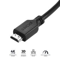 Cabo Hdmi 2.0 4k 30awg Puro Cobre 1 Metro - Phm20-1