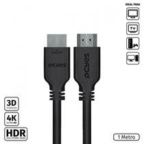 Cabo hdmi 2.0 4k 30awg puro cobre 1 metro - phm20-1 Cabo hdmi 2.0 4k 30awg puro cobre 1 metro - phm20-1