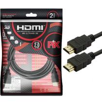 Cabo hdmi 2.0 4k 3d 1080p 19+1 pinos - 2 metros