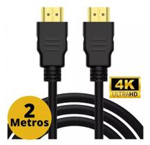 Cabo Hdmi 2.0 4k 3d Ultra Hd 2 Metros Blindado Tv Pc Monitor