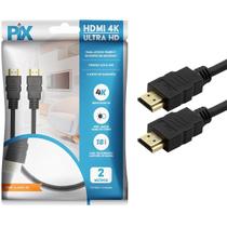 Cabo Hdmi 2.0 4k 3d Ultrahd 19 Pinos Chip 2 Metros 018-2222
