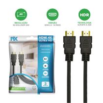 Cabo Hdmi 2.0 4k 3d Ultrahd 19 Pinos Chip 3 Metros 018-2223