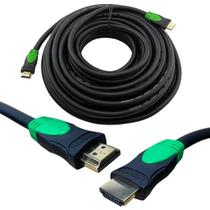Cabo Hdmi 2.0 4k Blindado Ouro 120hz De 15 Metros