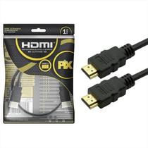 Cabo Hdmi 2.0 4K Hdr 19P 1M Pix Gold, Preto