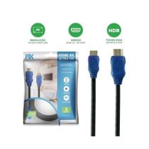 Cabo HDMI 2.0 - 4K HDR 19P - 30 AWG - 3M