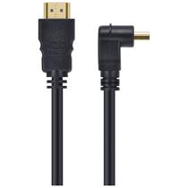 Cabo HDMI 2.0 4K ULTRA HD 3D Conexao ETHERNET com 01 Conector 90O 2 Metros - H2090-2