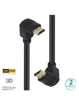 Cabo Hdmi 2.0 4k Ultra Hd 3d Conexão Ethernet Conectores 90 2 Metros - H20b90-2