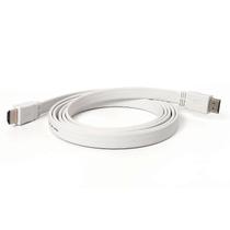Cabo HDMI 2.0 - 4K, Ultra HD Flat Branco - 2 metros