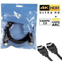 Cabo Hdmi 2.0 4k Ultra Hd Hdr 1.5m Hd201 - Fortrek Cabo Hdmi 2.0 4k Ultra Hd Hdr 1.5m Hd201 - Fortrek