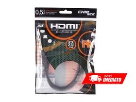 Cabo HDMI 2.0 50cm Meio Metro 4K UltraHD 19 Pinos(018-2220)