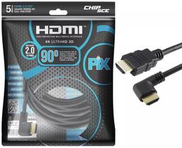 Cabo Hdmi 2.0 90 4k Ultra Hd 3d 018-3325 Chip Sce 5 Metros