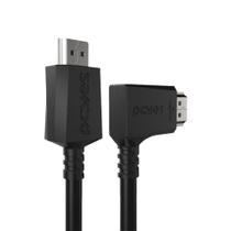 Cabo Hdmi 2.0 Conec.90º Horizontal - Preto - 2 Metros - Ph90h-2