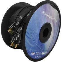 Cabo HDMI 2.0 Fibra Óptica Tv 4k 18Gbps de 80 Metros
