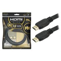 Cabo HDMI 2.0 Flat 2 Metros 4K UltraHD 19 Pinos - ChipSCE - 018-5022 - Chip Sce