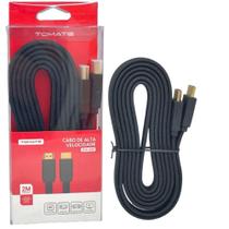 Cabo Hdmi 2.0 Flat 4k Dolby True Hd Tomate 2 Metros Preto Cabo Hdmi 2.0 Flat 4k Dolby True Hd Tomate 2 Metros Preto
