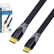 Cabo HDMI 2.0 Flat com 3 Metros Conector Banhado á Ouro HD 4K 60hz EXBOM Cabo HDMI 2.0 Flat com 3 Metros Conector Banhado á Ouro HD 4K 60hz EXBOM