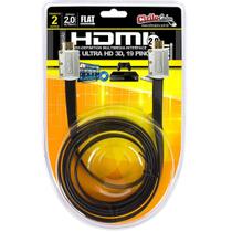 Cabo Hdmi 2.0 Flat Desmontável 19 Pinos 4K Ultra Hd 3D - 2M