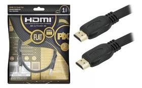 Cabo Hdmi 2.0 Flat Gold 4k Ultrahd 19pinos 3d Hdr 1 Metro