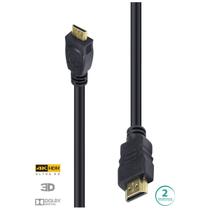 Cabo HDMI 2.0 para Mini HDMI 4K ULTRA HD 3D Conexao ETHERNET 2 Metros - H20MM-2