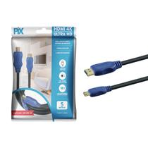 Cabo Hdmi 2.0 para Mini Hdmi 4k Ultrahd 3d Blindado 5 Metros