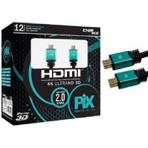 Cabo Hdmi 2.0 Premium 4k Ultra Hd 3d 018-1220 Chip Sce 12M