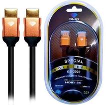 Cabo hdmi 2.0 premium high speed 4k diamond dmd special gold series gs-3020 Cabo hdmi 2.0 premium high speed 4k diamond dmd special gold series gs-3020