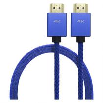 Cabo Hdmi 2.0 Ultra Hd 4k Cabo De 5 Metros Blindado It Blue