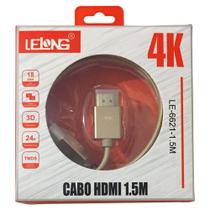 Cabo HDMI 2.0 Ultra HD 4K Macho x Macho 1,5m - Lelong
