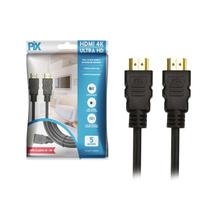 Cabo HDMI 2.0v 4K Ultra HD 3D com 5 metros - PIX 018-2225
